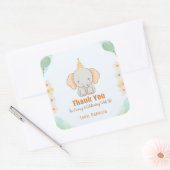 ワイルドワンカワイゾウ1歳 スクエアシール (封筒)