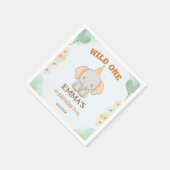 ワイルドワンカワイゾウ1歳 スタンダードカクテルナプキン (角)