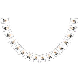 ワイルドワンカワイトジャングルタイガー1st誕生日 バンティングフラッグ