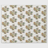 ワイルドワンカワイトビアンバースデーパーティー ラッピングペーパー (フラット)