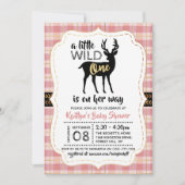 ワイルドワンガールズベビーシャワー 招待状 (正面)