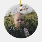 ワイルドワンキティキャットキットン誕生日招待状 セラミックオーナメント (裏面)