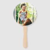 ワイルドワンキティキャットキットン誕生日招待状 ハンドファン (裏面)