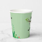 ワイルドワンキティキャットキットン誕生日招待状 紙コップ (右)