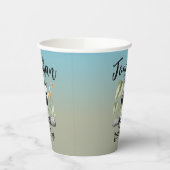 ワイルドワンキュートなサファリゼブラ1歳の誕生日 紙コップ (左)