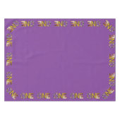 ワイルドワンキュートサファリ1st誕生日パーティーテーマ テーブルクロス (正面(横))