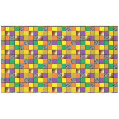 ワイルドワンキュートサファリ1st誕生日パーティーテーマ テーブルクロス (正面(横))