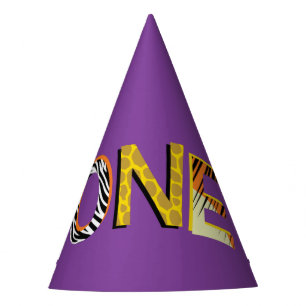 ワイルドワンキュートサファリ1st誕生日パーティーテーマ パーティーハット