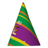 ワイルドワンキュートサファリ1st誕生日パーティーテーマ パーティーハット (右)