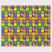 ワイルドワンキュートサファリ1st誕生日パーティーテーマ ラッピングペーパー (フラット)