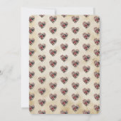 ワイルドワンキュート子猫ロカビリー1歳 招待状 (裏面)