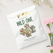 ワイルドワンキュート恐竜の最初の誕生日パーティー フェイバーバッグ (封をした状態)