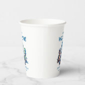 ワイルドワンキュート恐竜の最初の誕生日パーティー 紙コップ (右)