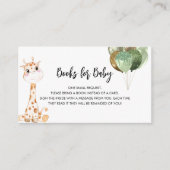 ワイルドワンキリン赤ちゃんシャワー予約リクエスト エンクロージャーカード (正面)