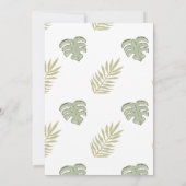 ワイルドワンキリン1歳の誕生日招待状 招待状 (裏面)