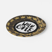 ワイルドワンキングオブシチュエーションクラウン1st誕生日パーティー ペーパープレート (アングル)