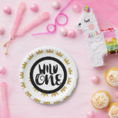 ワイルドワンキングオブシチュエーションクラウン1st誕生日パーティー ペーパープレート (パーティー)