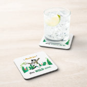 ワイルドワングリーンリーサファリキティキャット子供の誕生日 コースター (右側)