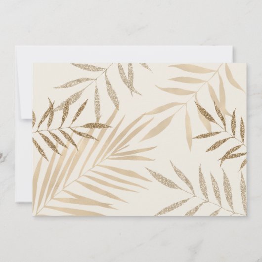 ワイルドワンサファリのキリン現代の誕生日の写真 招待状 (裏面)