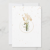 ワイルドワンサファリの誕生日の招待状 招待状 (裏面)