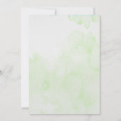 ワイルドワンサファリアニマルズボーイバースデーパーティインビタット 招待状 (裏面)