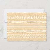 ワイルドワンサファリアニマルズボーイフォトバースデーパーティー 招待状 (裏面)