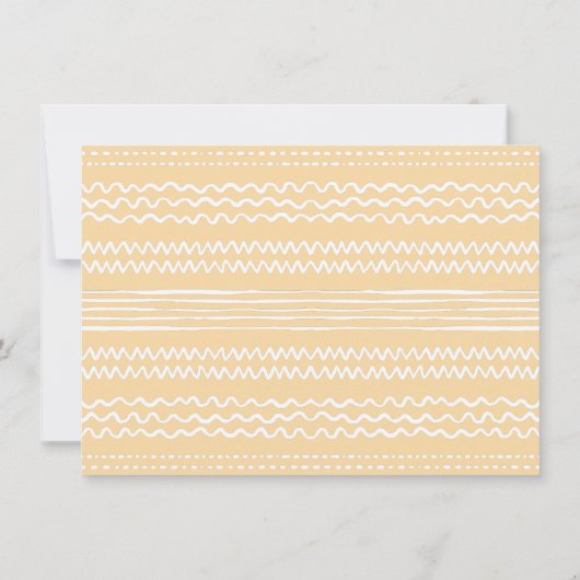 ワイルドワンサファリアニマルズボーイフォトバースデーパーティー 招待状 (裏面)