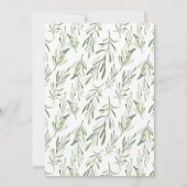 ワイルドワンサファリアニマルズボーイ第1誕生日パーティー 招待状 (裏面)