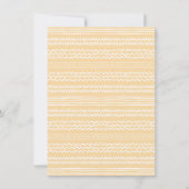 ワイルドワンサファリアニマルズボーバースデーパーティー 招待状 (裏面)