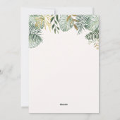 ワイルドワンサファリアニマルズ招待状カード シーズンカード (裏面)