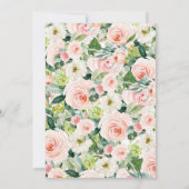 ワイルドワンサファリアニマルズ誕生日 招待状 (裏面)