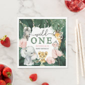 ワイルドワンサファリアニマルズ1stバースデーナプキンス スタンダードランチョンナプキン (インサイチュ)