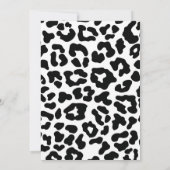 ワイルドワンサファリアニマルズ1st誕生日パーティー 招待状 (裏面)