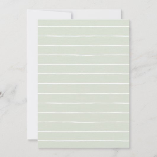 ワイルドワンサファリアニマルズ1st誕生日 招待状 (裏面)