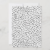 ワイルドワンサファリアニマルベビーシャワー招待状 招待状 (裏面)