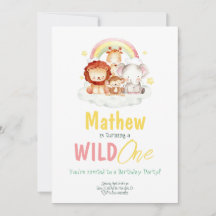 ワイルドワンサファリインボージャングルアニマルズ誕生日