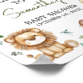 ワイルドワンサファリウェルカムベビーシャワー ポスター (角)