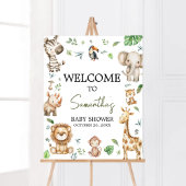 ワイルドワンサファリウェルカムベビーシャワー ポスター