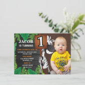 ワイルドワンサファリカスタムー誕生日招待状 招待状 (スタンド正面)