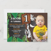 ワイルドワンサファリカスタムー誕生日招待状 招待状 (正面)