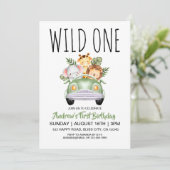 ワイルドワンサファリカー1st誕生日 招待状 (スタンド正面)
