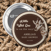 ワイルドワンサファリキリン赤ちゃんシャワー 缶バッジ