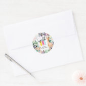 ワイルドワンサファリクールアニマルズ1日 ラウンドシール (封筒)