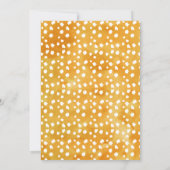 ワイルドワンサファリジャングルアニマルベビシャワー 招待状 (裏面)