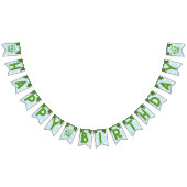 ワイルドワンサファリジャングルテーマ誕生日バナー バンティングフラッグ (全)