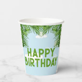 ワイルドワンサファリジャングルパーティー紙ナプキンス 紙コップ (裏面)