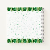 ワイルドワンサファリジャングルファースト誕生日ゲスト ノートブック (裏面)