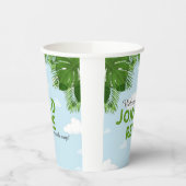 ワイルドワンサファリジャングルベビーシャワー 紙コップ (左)