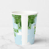 ワイルドワンサファリジャングルベビーシャワー 紙コップ (右)