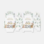 ワイルドワンサファリジャングル動物1歳の誕生日 フェイバーボックス (折り畳みなし)